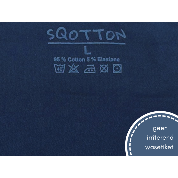 Heren boxershort Lange Pijp Marineblauw