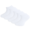 5 paar Kids Sneakersokken Katoen Wit