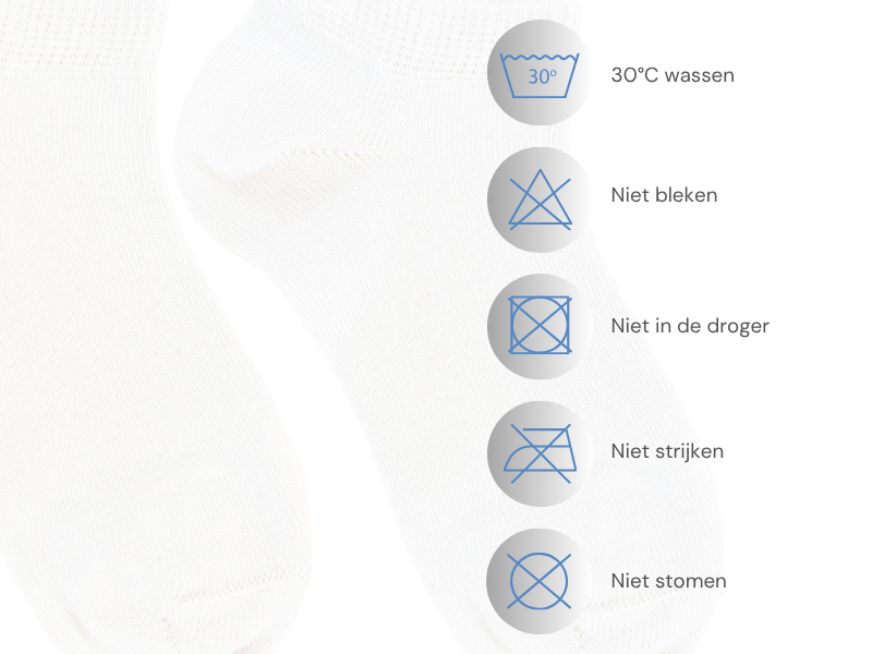 5 paar Kids Sneakersokken Katoen Wit