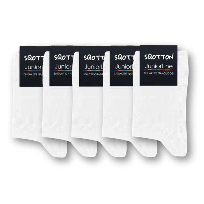 5 paar Kindersokken Katoen Wit