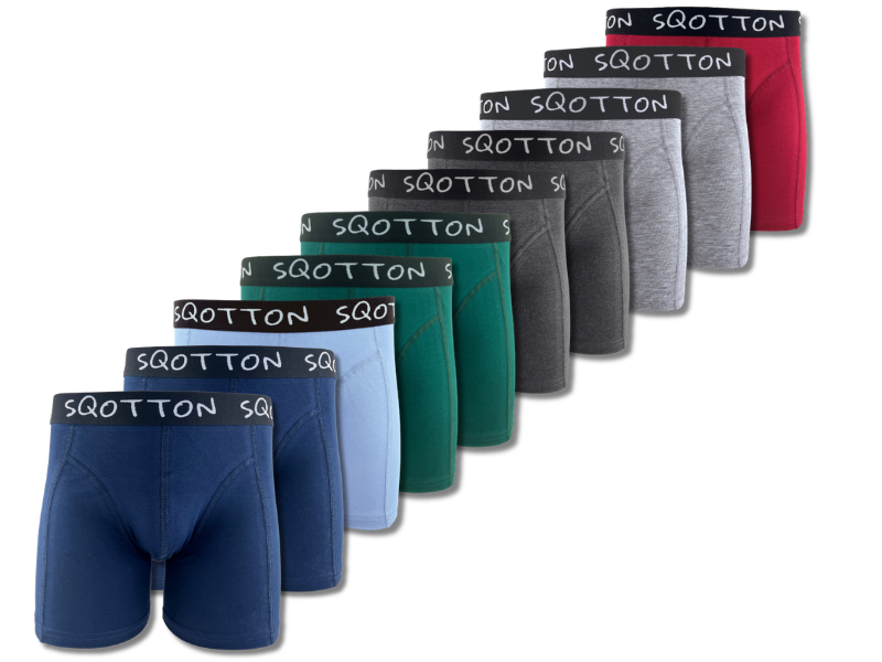 Heren boxershorts 10 stuks Basic mix