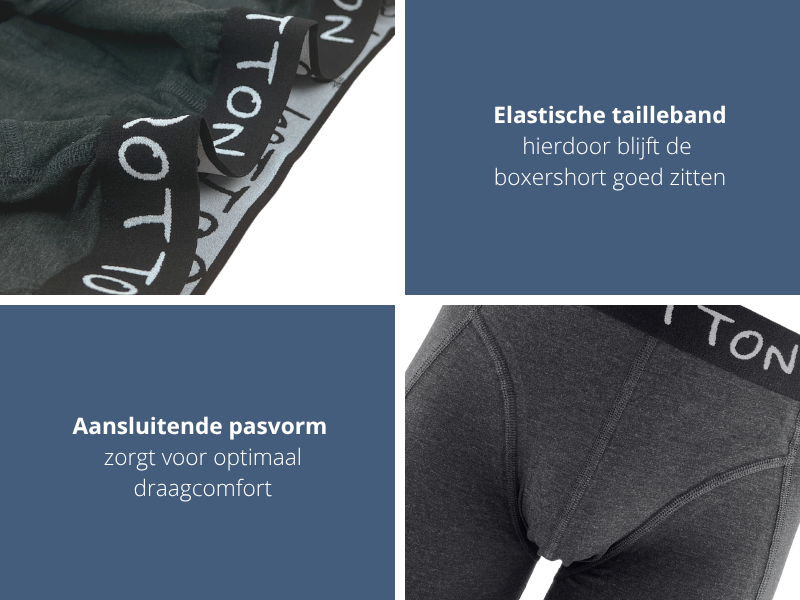 Heren boxershorts 10 stuks Basic mix