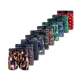 Heren boxershorts 10 stuks Print mix