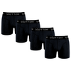Heren Boxershorts 4-Pack Normale Lengte Zwart
