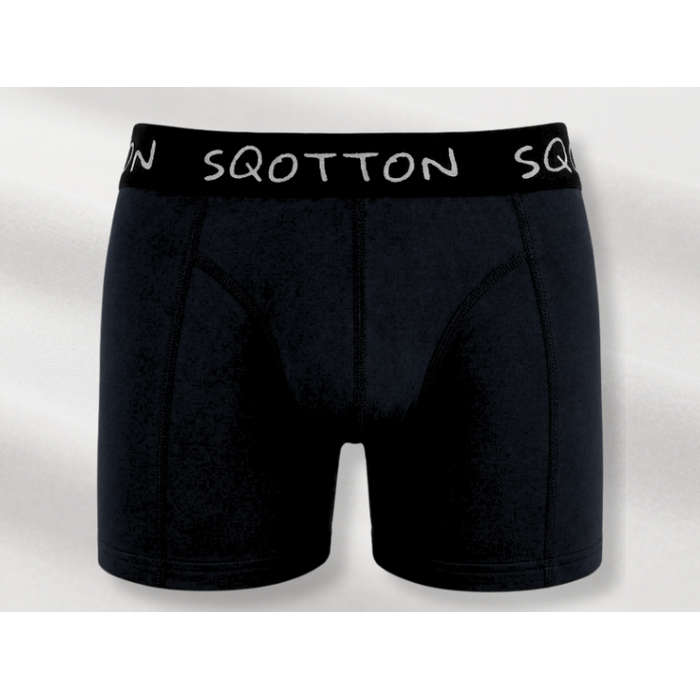 Heren Boxershorts 4-Pack Normale Lengte Zwart