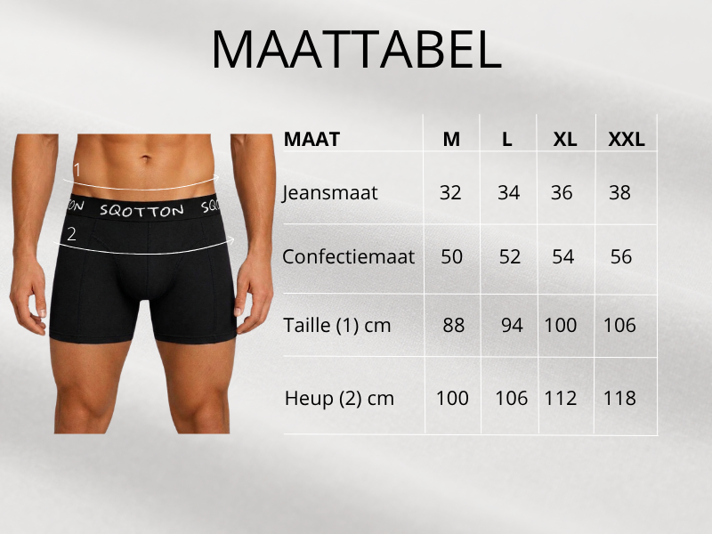 Heren Boxershorts 4-Pack Normale Lengte Zwart