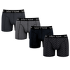 Heren Boxershorts 4-Pack Normale Lengte Shadow Pattern