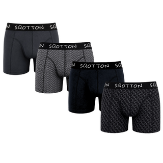 Heren Boxershorts 4-Pack Normale Lengte Shadow Pattern