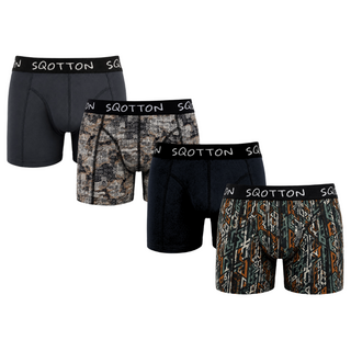 Heren Boxershorts 4-Pack Normale Lengte Tribal Fusion