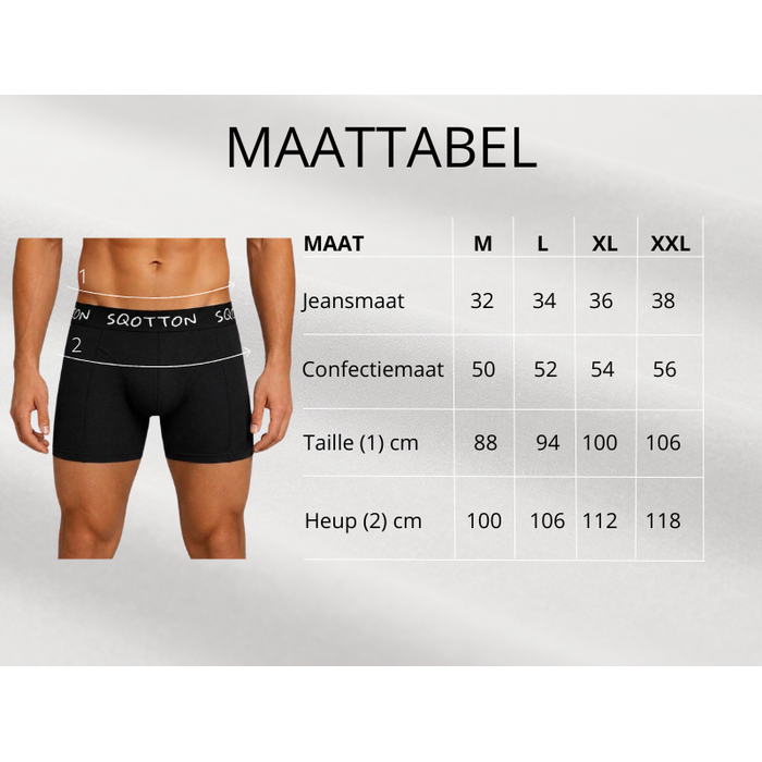 Heren Boxershorts 4-Pack Normale Lengte Rebel Lines