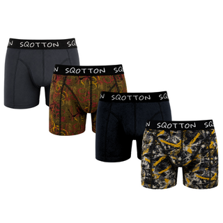 Heren Boxershorts 4-Pack Normale Lengte Rebel Lines