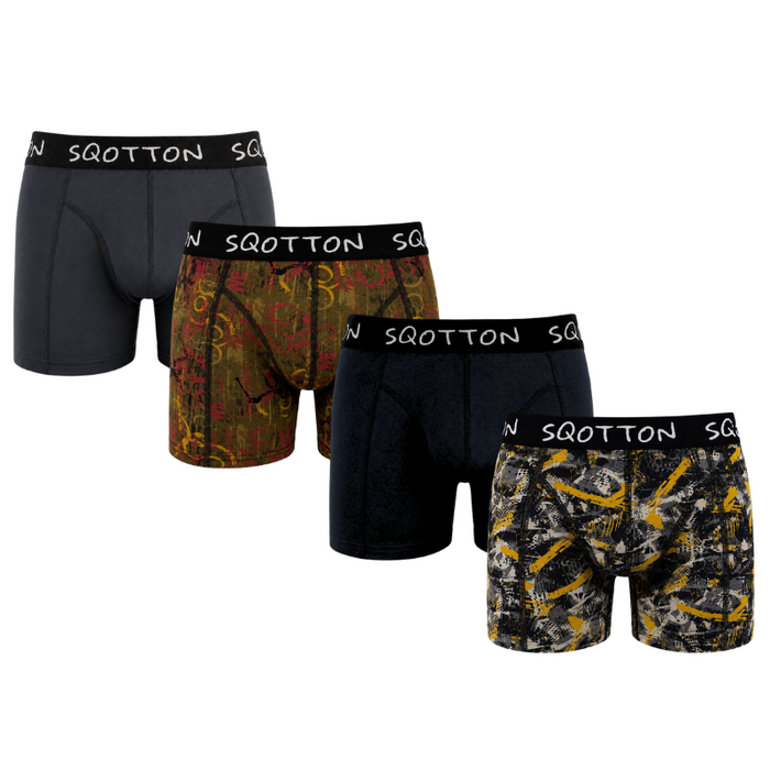 Heren Boxershorts 4-Pack Normale Lengte Rebel Lines