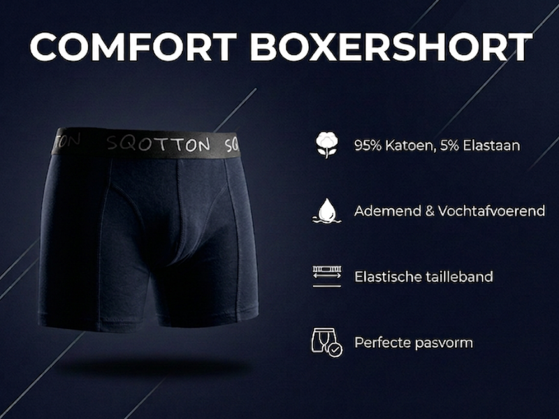 Heren Boxershorts 4-Pack Normale Lengte Digital Storm