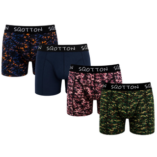 Heren Boxershorts 4-Pack Normale Lengte Jungle Fusion