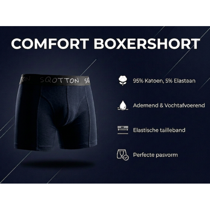 Heren Boxershorts 4-Pack Normale Lengte Electric Pulse