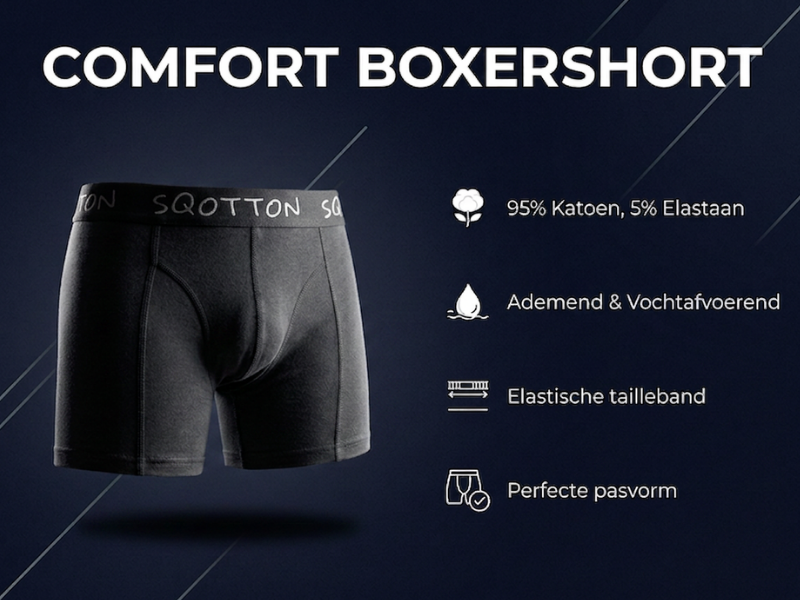 Heren Boxershorts 4-Pack Normale Lengte Classic Stripes
