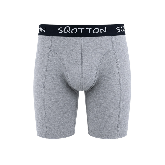 Heren boxershort Extra lange Pijp Grijs