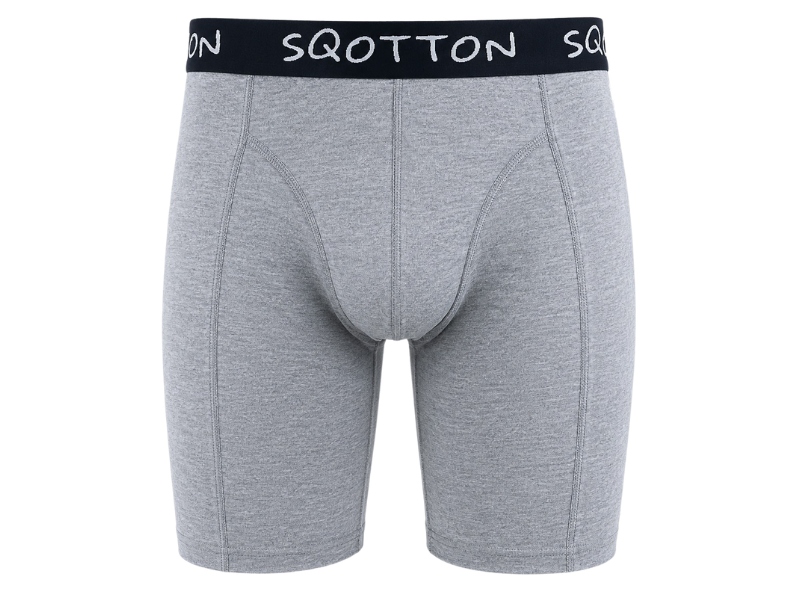 Heren boxershort Extra lange Pijp Grijs