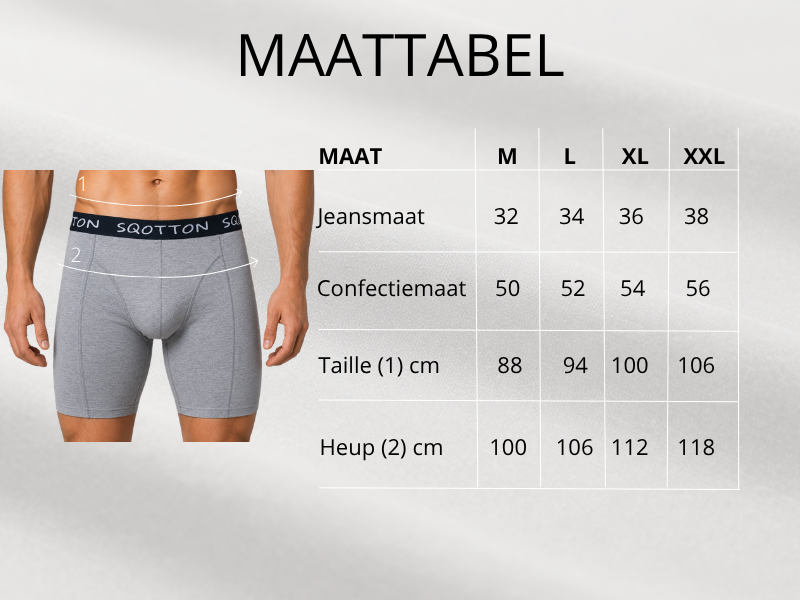 3-Pack boxershort Extra lange pijp Grijs