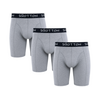3-Pack boxershort Extra lange pijp Grijs