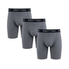 3-Pack boxershort lange pijp Donkergrijs