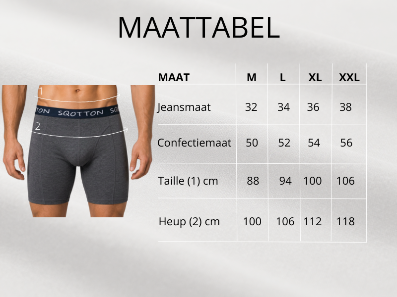 3-Pack boxershort lange pijp Donkergrijs
