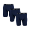3-Pack boxershort lange pijp Marineblauw