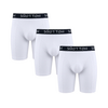 3-Pack SQOTTON® boxershort lange pijp Wit