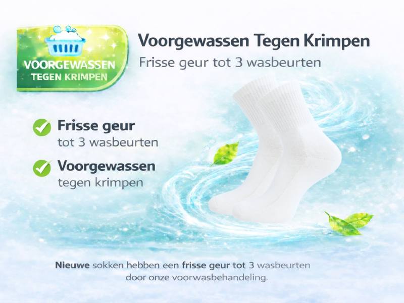6 paar Badstof Quarter Sneakersokken Wit