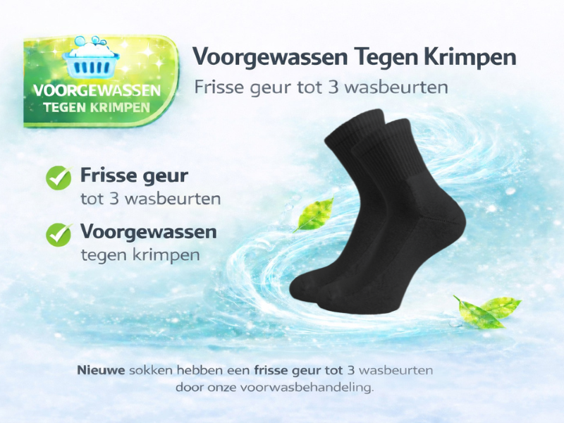 6 paar Badstof Quarter Sneakersokken Zwart