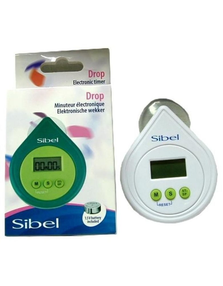 Sibel Sibel Drop Digitaal Klokje Wit Sibel Sibel Drop Digitaal Klokje Wit