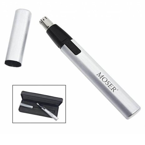 Moser Moser Senso Neus & Oor Trimmer Zilver Moser Moser Senso Neus & Oor Trimmer Zilver