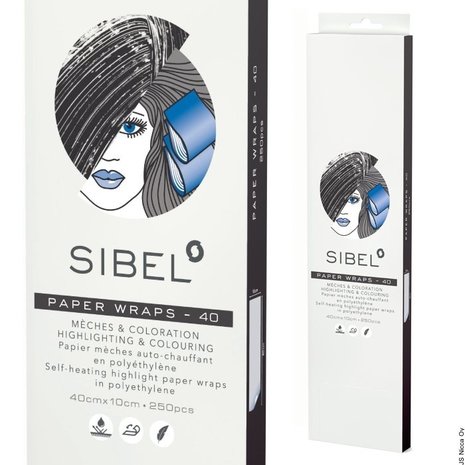 Sibel Sibel High-Light Wraps 10X40Cm 250St