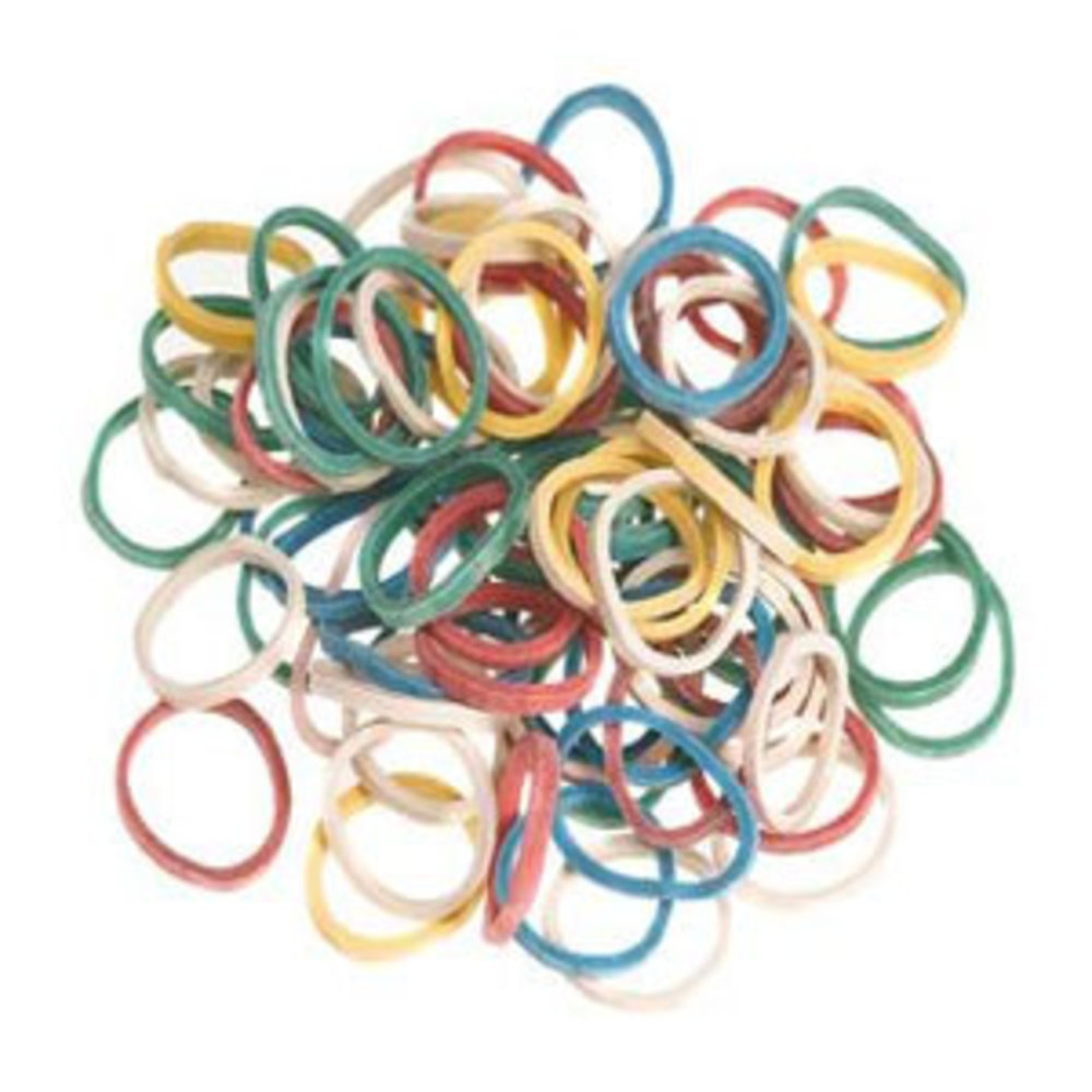 Sibel Sibel Elastiekjes 500st kleur Sibel Sibel Elastiekjes 500st kleur