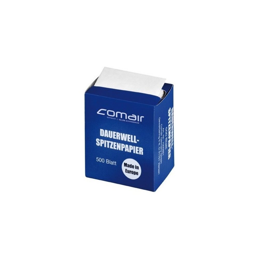 Comair Comair End papers - 500 sheets - 70 x 50 mm - folded Comair Comair End papers - 500 sheets - 70 x 50 mm - folded