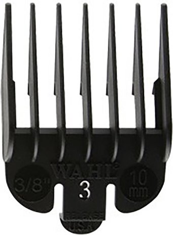Wahl Wahl Opzetkam nr.3 (10 mm) zwart Wahl Wahl Opzetkam nr.3 (10 mm) zwart