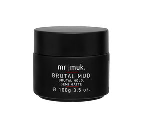 muk Haircare mr muk Brutal Hold Semi Matte Mud (Hard) 100 gr muk Haircare mr muk Brutal Hold Semi Matte Mud (Hard) 100 gr