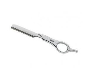 Feather Feather Styling Razor Short Handle Zilver