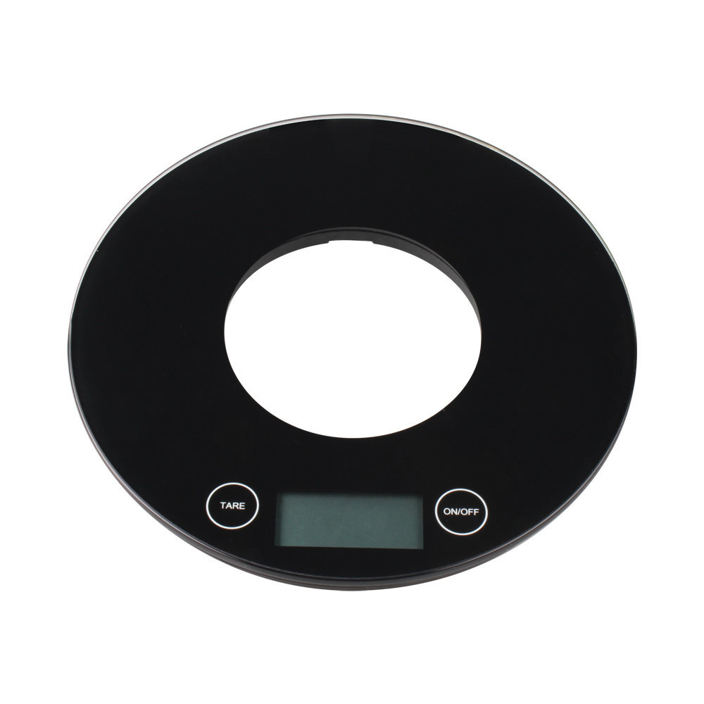 HIPP HIPP Digitale Weegschaal Round Zwart HIPP HIPP Digitale Weegschaal Round Zwart