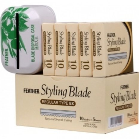 Feather Feather vervangmesjes 5 X 10st.(omdoos)