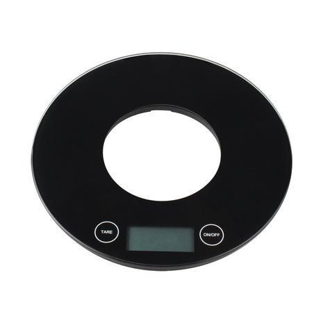 HIPP HIPP Digitale Weegschaal Round Zwart HIPP HIPP Digitale Weegschaal Round Zwart