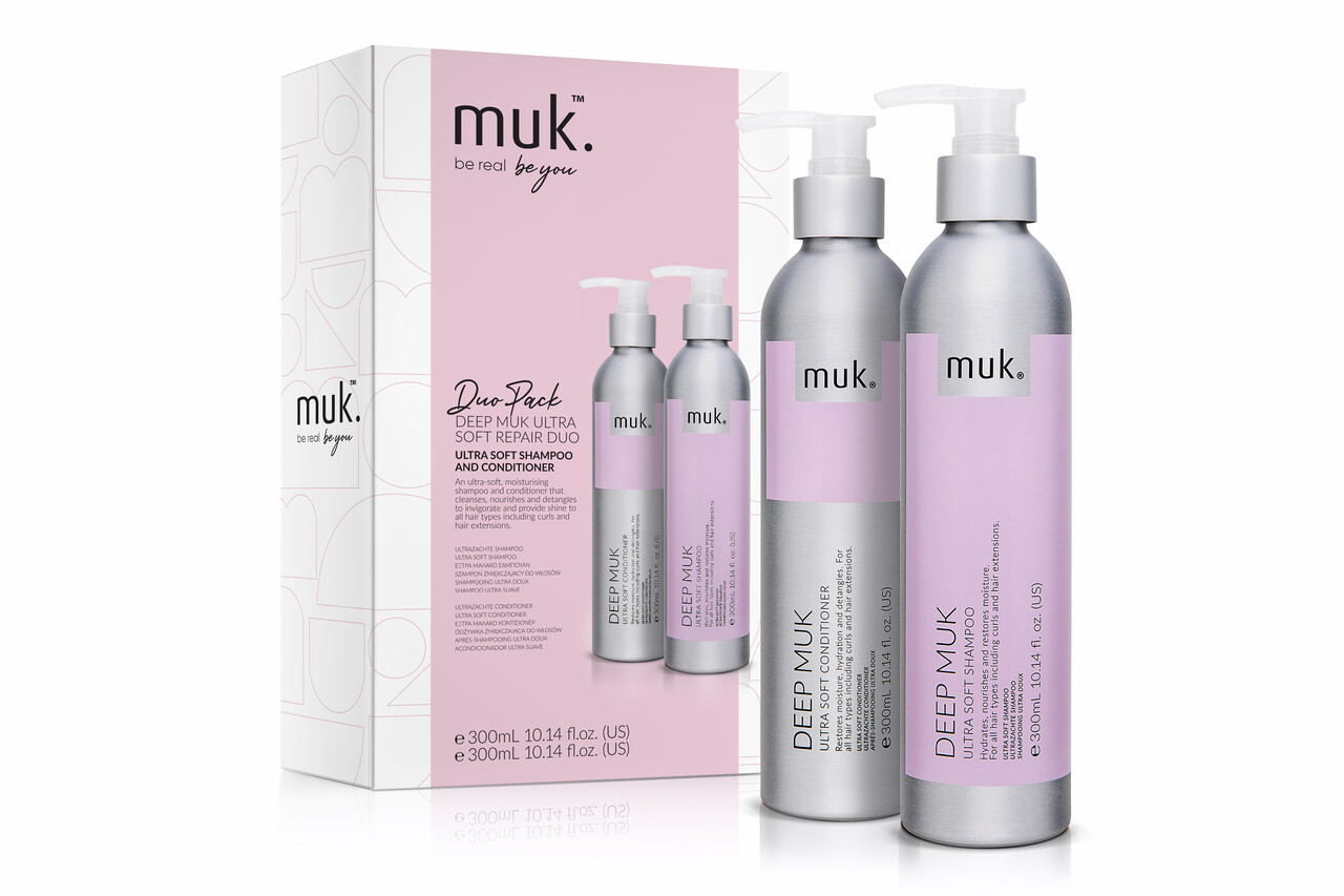 muk Haircare Deep muk Duo pack Ultra Soft Shampoo & Conditioner 300 ml muk Haircare Deep muk Duo pack Ultra Soft Shampoo & Conditioner 300 ml