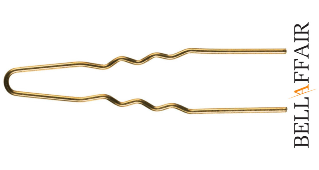 Comair Comair Curler pins thick -  65 x 1.20 mm gold (bag of 50) Comair Comair Curler pins thick -  65 x 1.20 mm gold (bag of 50)