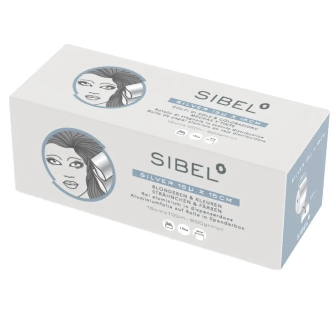 Sibel Sibel Folie High-Light 15µ Rol Aluminium 100M X 12CM Sibel Sibel Folie High-Light 15µ Rol Aluminium 100M X 12CM