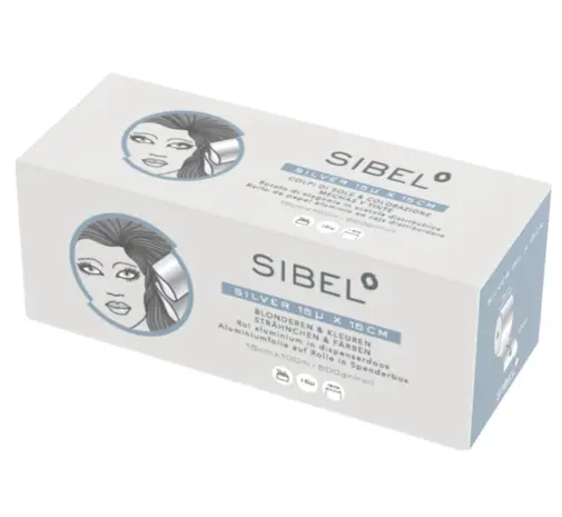 Sibel Sibel Folie High-Light 15µ Rol Aluminium 100M X 12CM Sibel Sibel Folie High-Light 15µ Rol Aluminium 100M X 12CM
