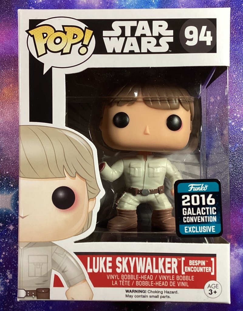 FUNKO POP! Star Wars - Luke Skywalker 2016 Galactic convention Exclusive