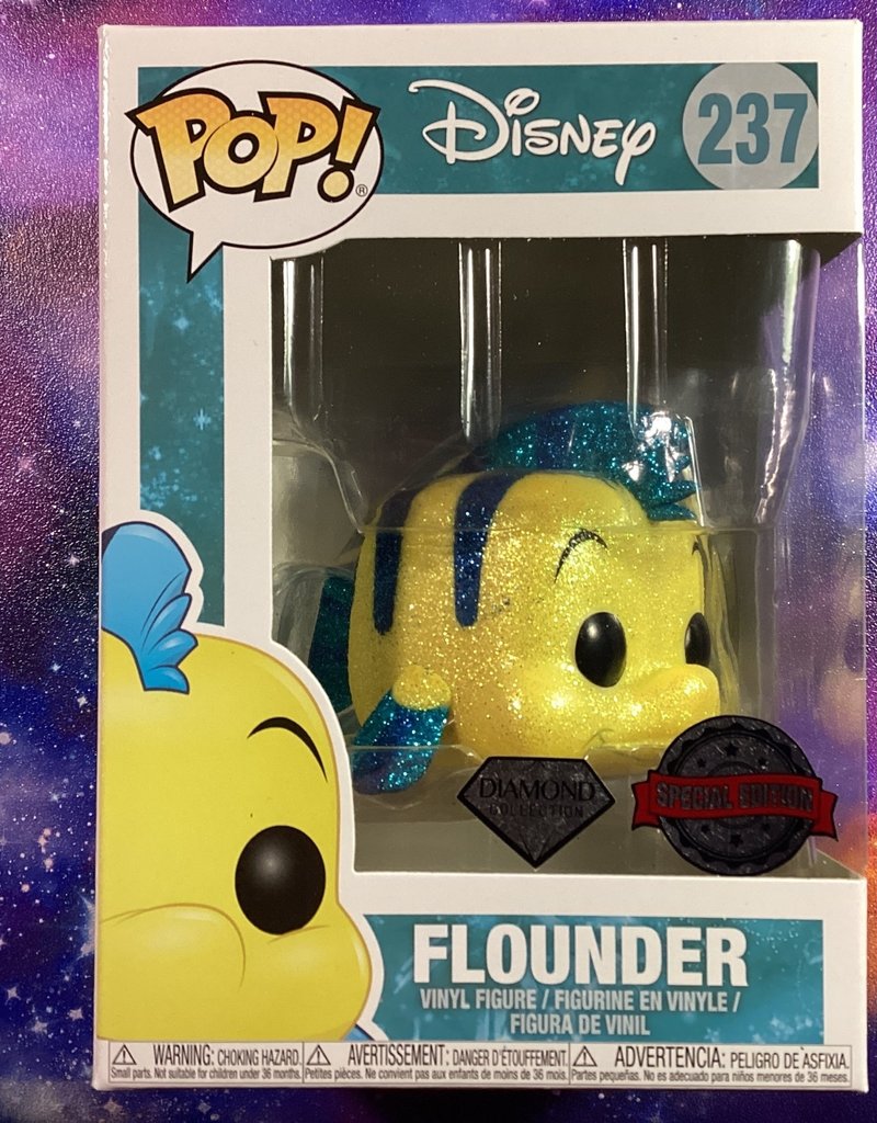 FUNKO POP! The Little Mermaid - Flounder Diamond Special Edition