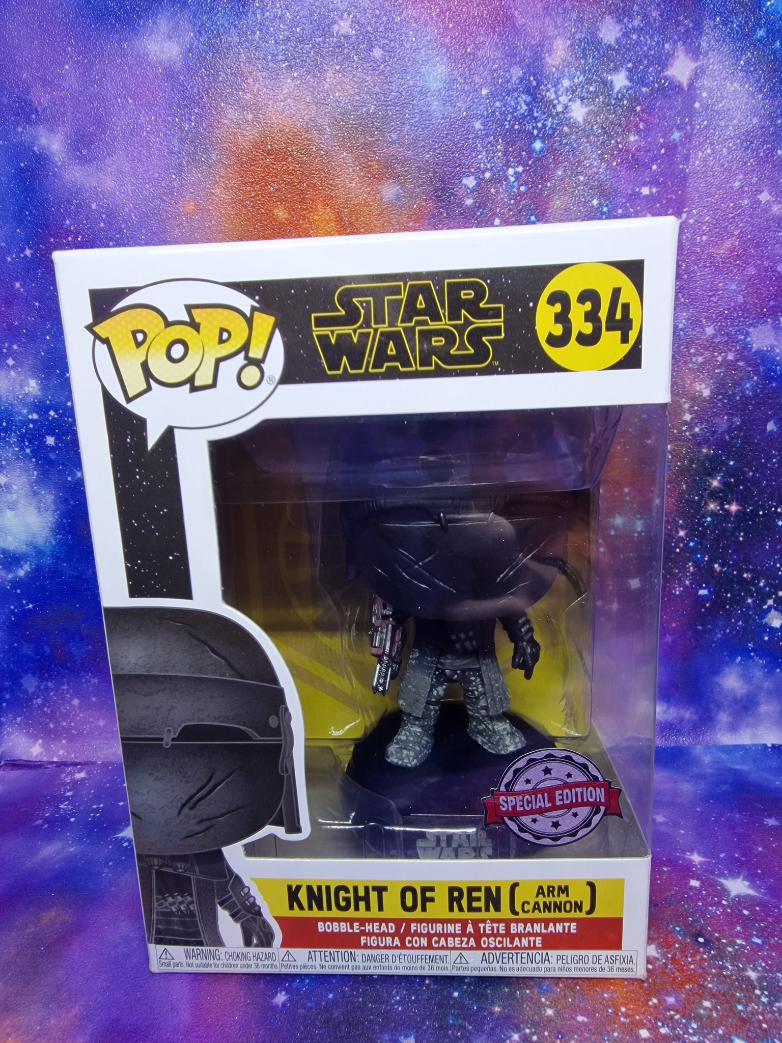 STAR WARS KNIGHT OF REN BLASTER RIFLE 3.75 POP VINYL FIGURE RISE OF SKYWALKER e