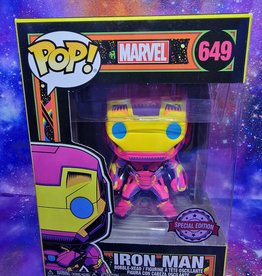 Funko Pop! Marvel Black Light - Iron Man Special Edition