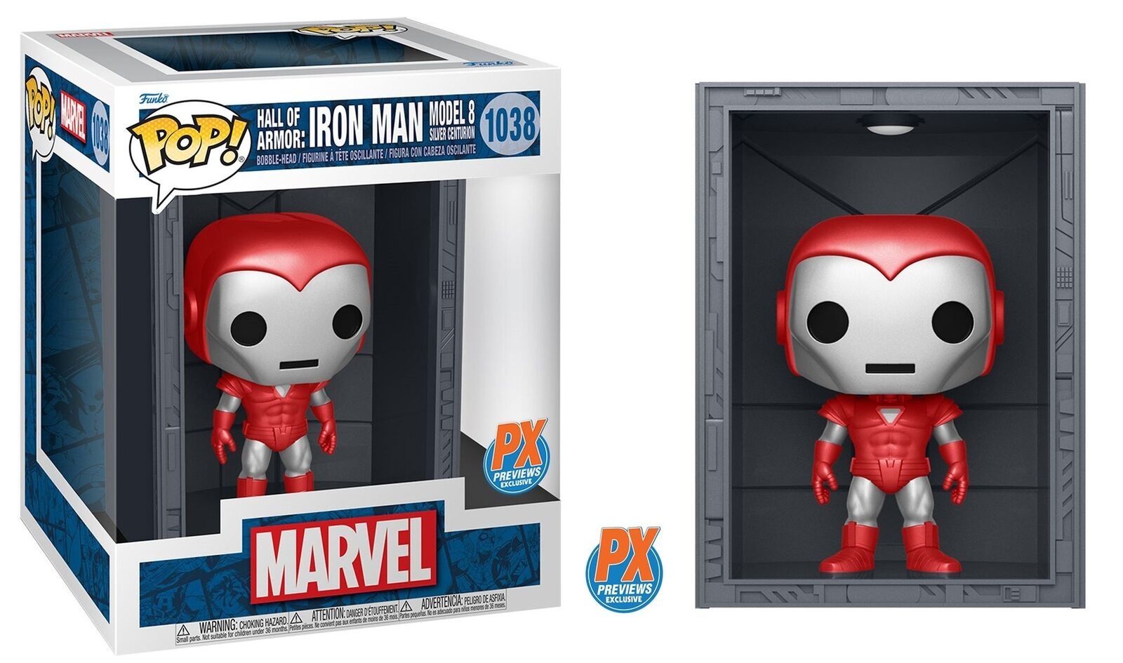 FUNKO POP! アイアンマン　モデル8 コミック限定版 MARVEL - FUNKO POP! アイアンマン モデル8 コミック限定版